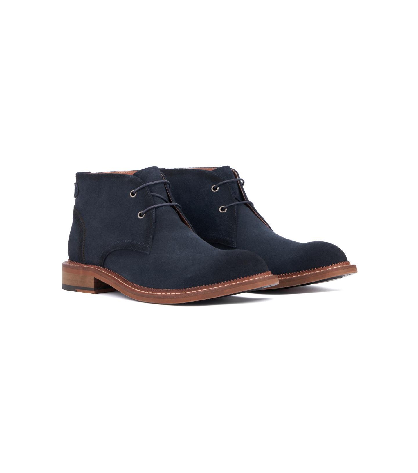 Мужские ботинки Vintage Foundry Co Suede Milton, цвет: Тёмно-синий — фото 8