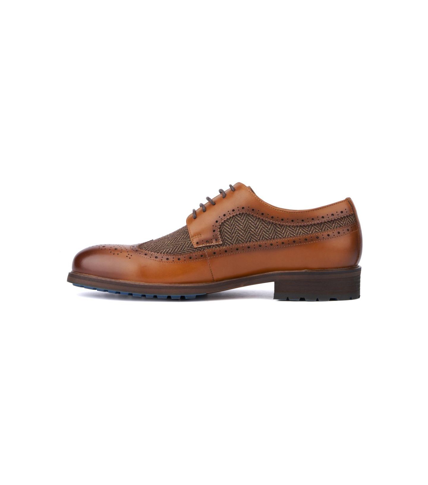 Мужские туфли Vintage Foundry Co Lace Up Cyril Oxfords, цвет: Коньячный — фото 6