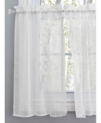 Sea Glass Tier Curtain Pair Curtain 55"W x 30"L
