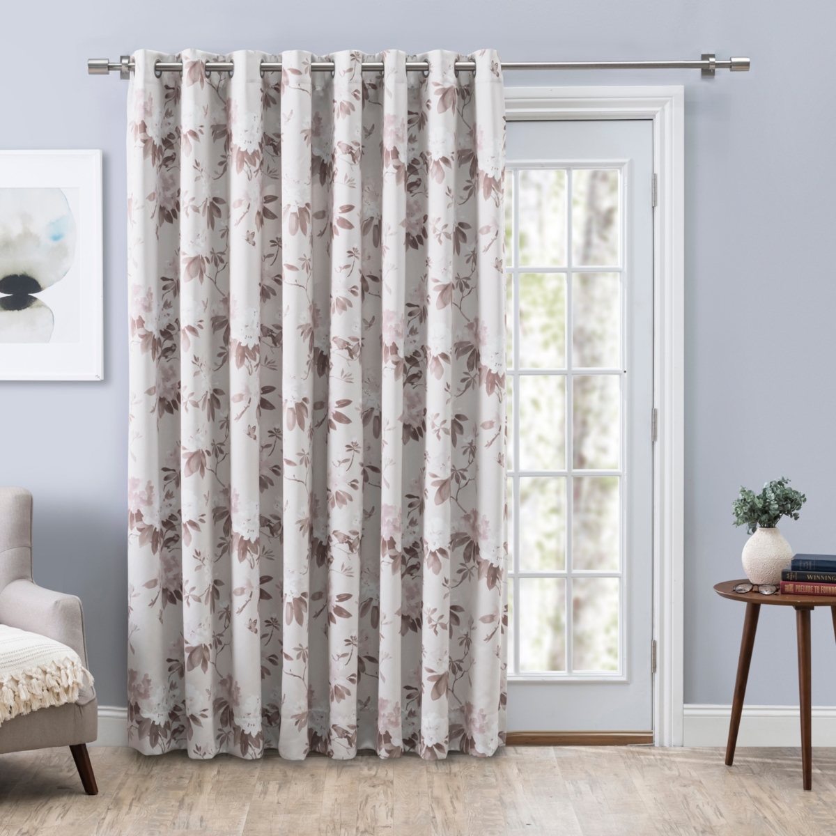 Ricardo Tacoma Double Black Out Grommet Curtain Panel 50"W x 96"L