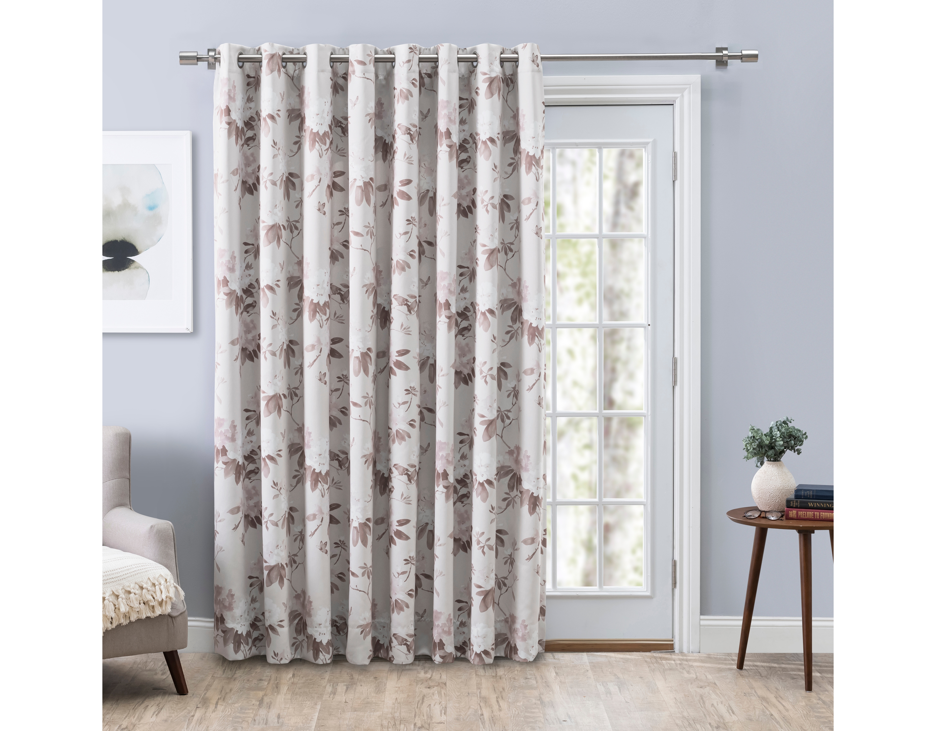 Ricardo Tacoma Double Black Out Grommet Curtain Panel 50"W x 96"L