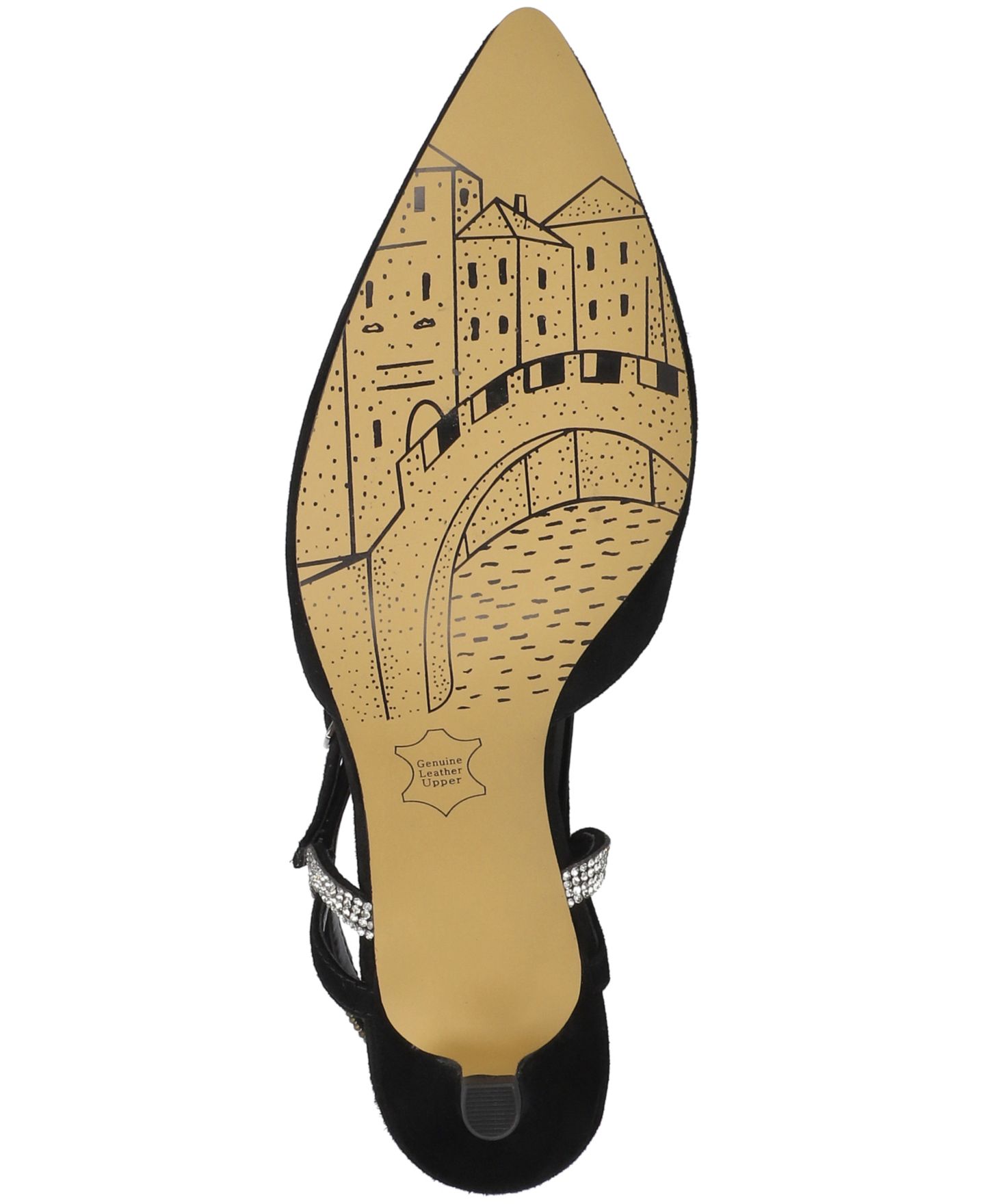 Женские туфли Bella Vita Katriana Slingback Pumps, цвет: Чёрный замшевый кожаный — фото 5