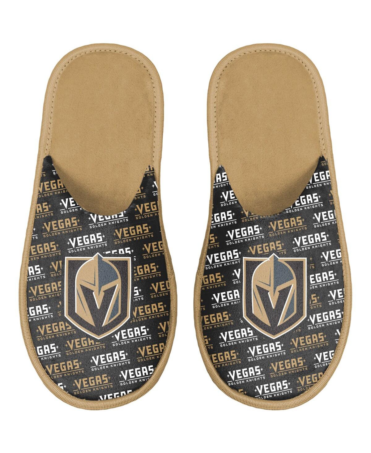 Shop Foco Youth Boys And Girls  Vegas Golden Knights Team Scuff Slippers In Black