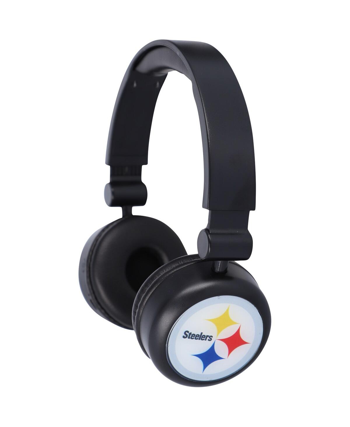 Prime Brands Pittsburgh Steelers Team Wireless Headphones In Black