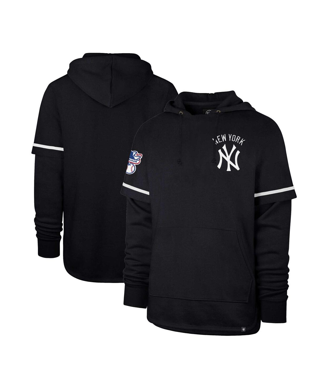 New York Yankees Men's 47 Brand Fall Navy Shortstop Pullover