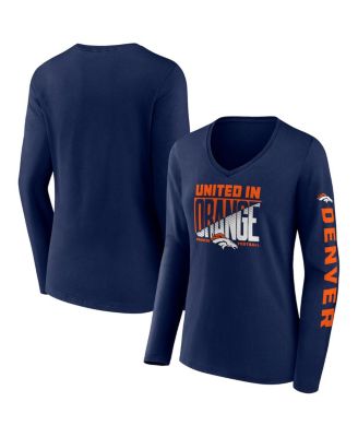 Women's Denver Broncos Orange Ralph Long Sleeve T-Shirt