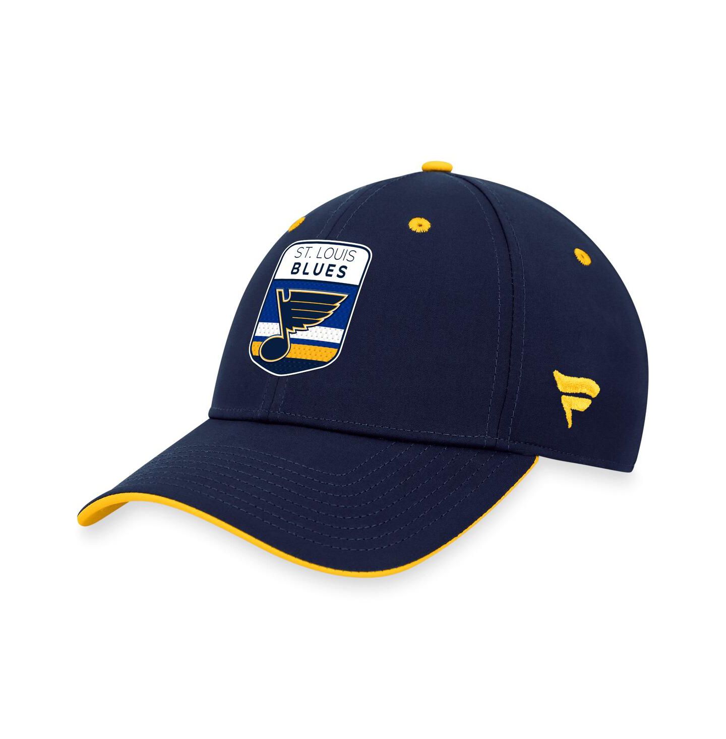 Мужская кепка Fanatics Navy St. Louis Blues 2023 NHL Draft Flex Hat — фото 1
