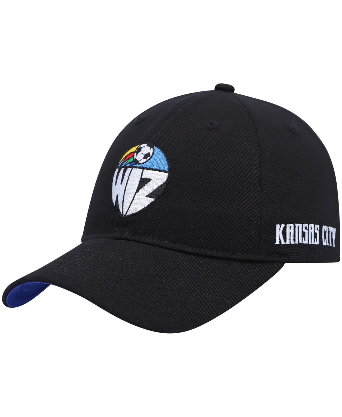 Mitchell & Ness Men's  Black Kansas City Wiz Adjustable Hat In Black