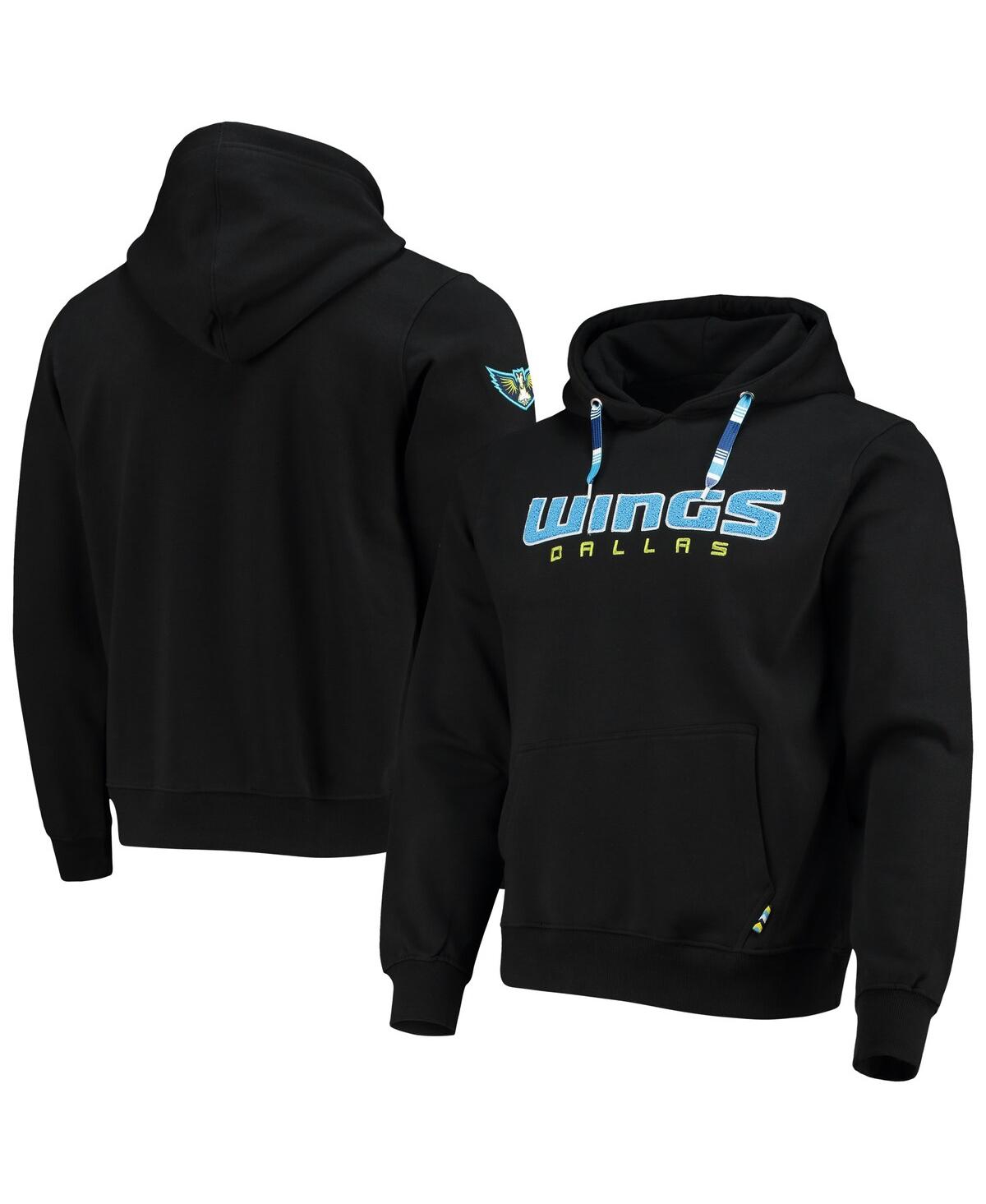 Men's Black Dallas Wings Pullover Hoodie - Black