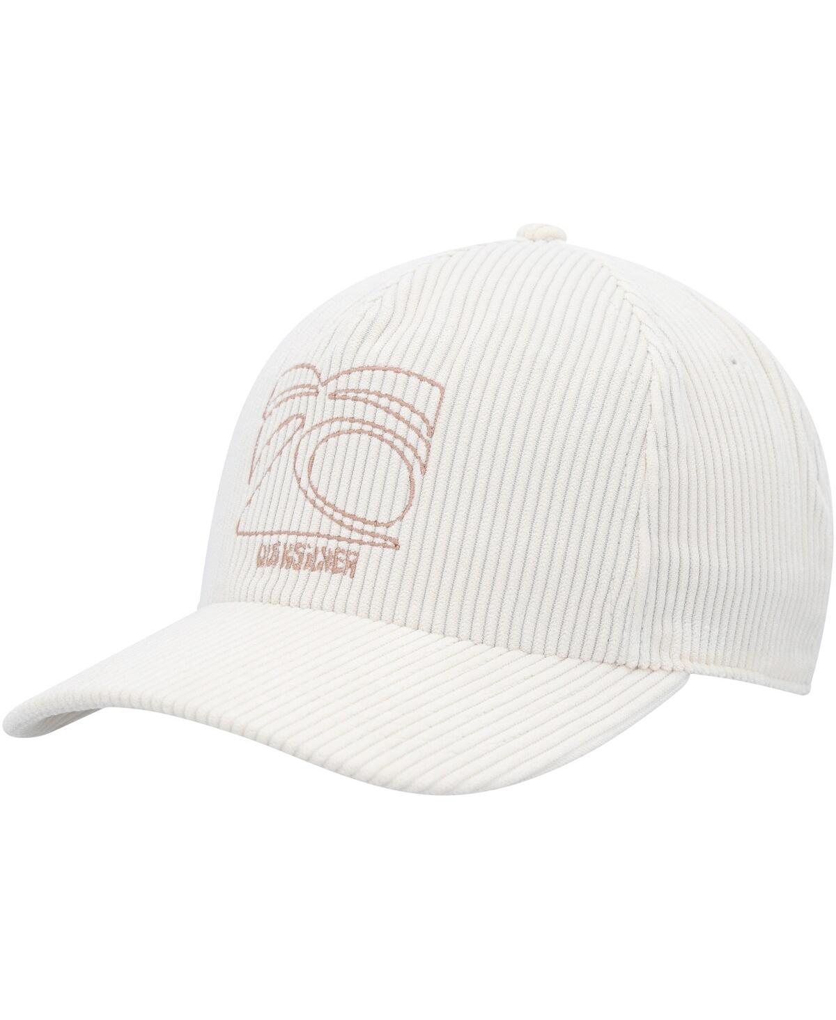 Men's Quiksilver White Fritzed Mcgee Snapback Hat - White