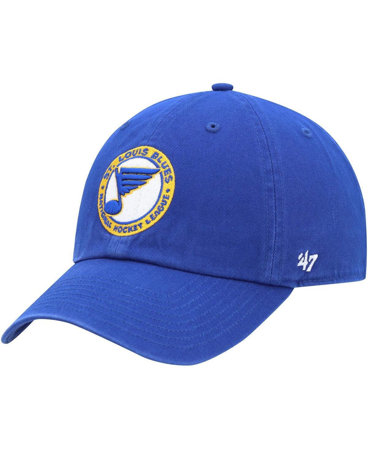 47 Brand Men's ' Blue St. Louis Blues Clean Up Adjustable Hat