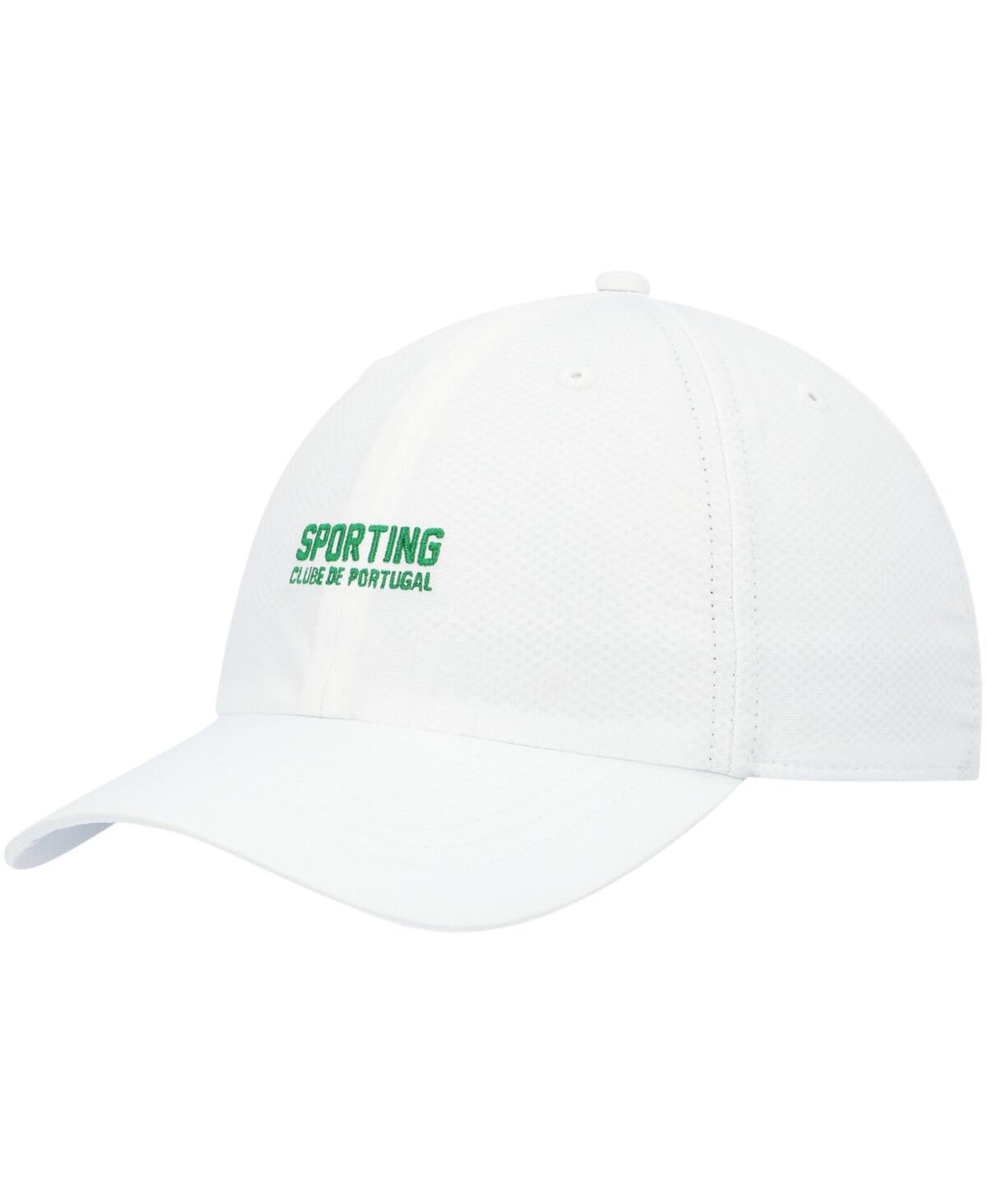 Shop Fan Ink Men's White Sporting Clube De Portugal Stadium Adjustable Hat