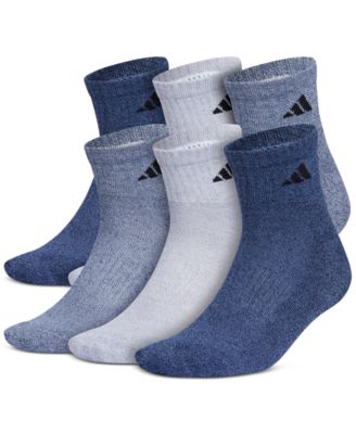 adidas - Men's 6-pk.Athletic Cushioned Quarter Socks