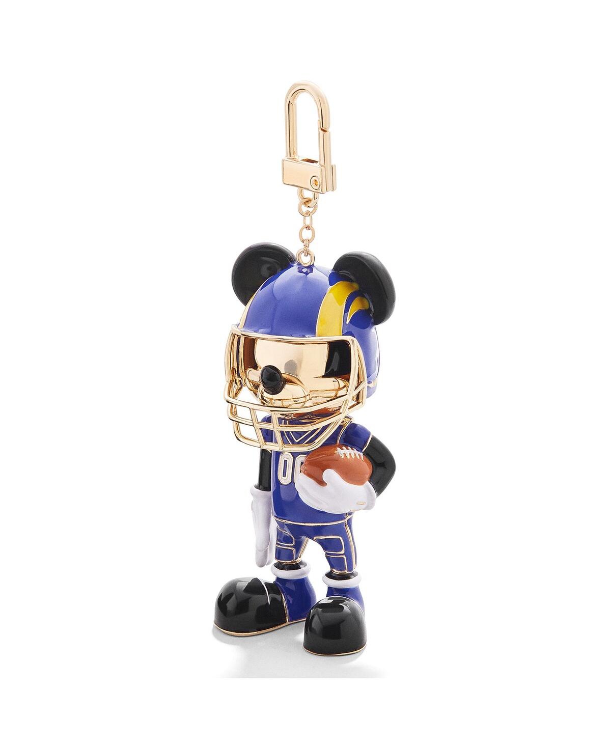 Shop Baublebar Los Angeles Rams Disney Mickey Mouse Keychain In Blue