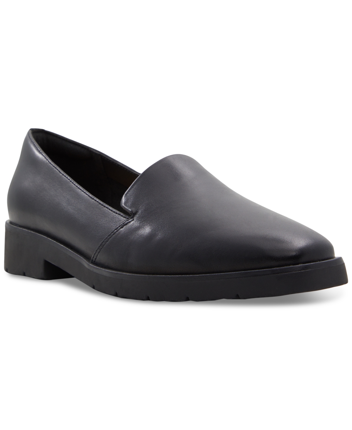 Women's Cherflex Slip-On Tailored Loafer Flats - Black Leather