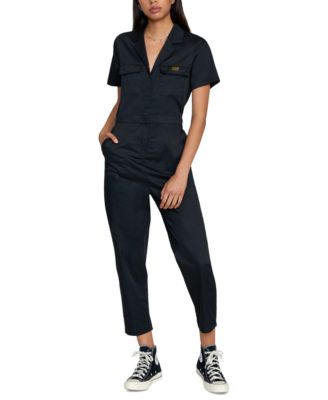 RVCA - Juniors' Recession Utility Jumpsuit