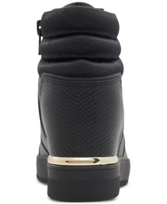 ALDO Women's Ereliclya Lace-Up Zip Wedge High-Top Sneakers