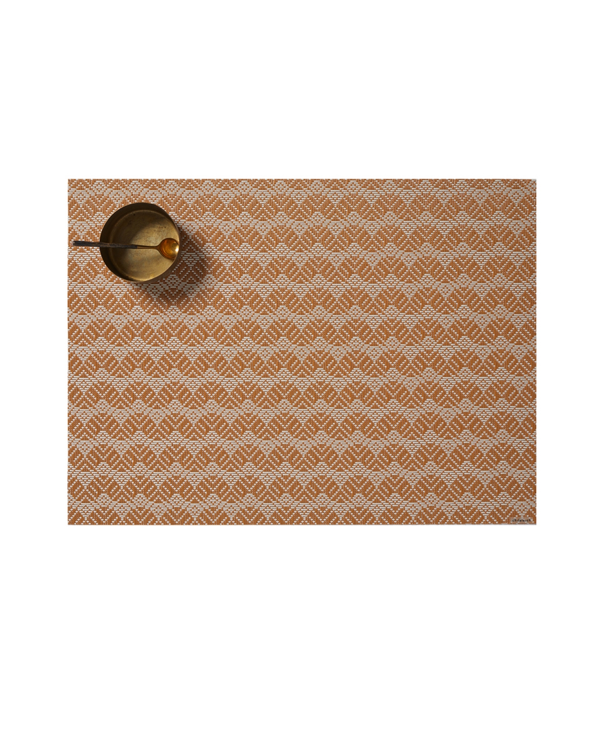 Chilewich Swing Rectangular Placemat In Butterscotch