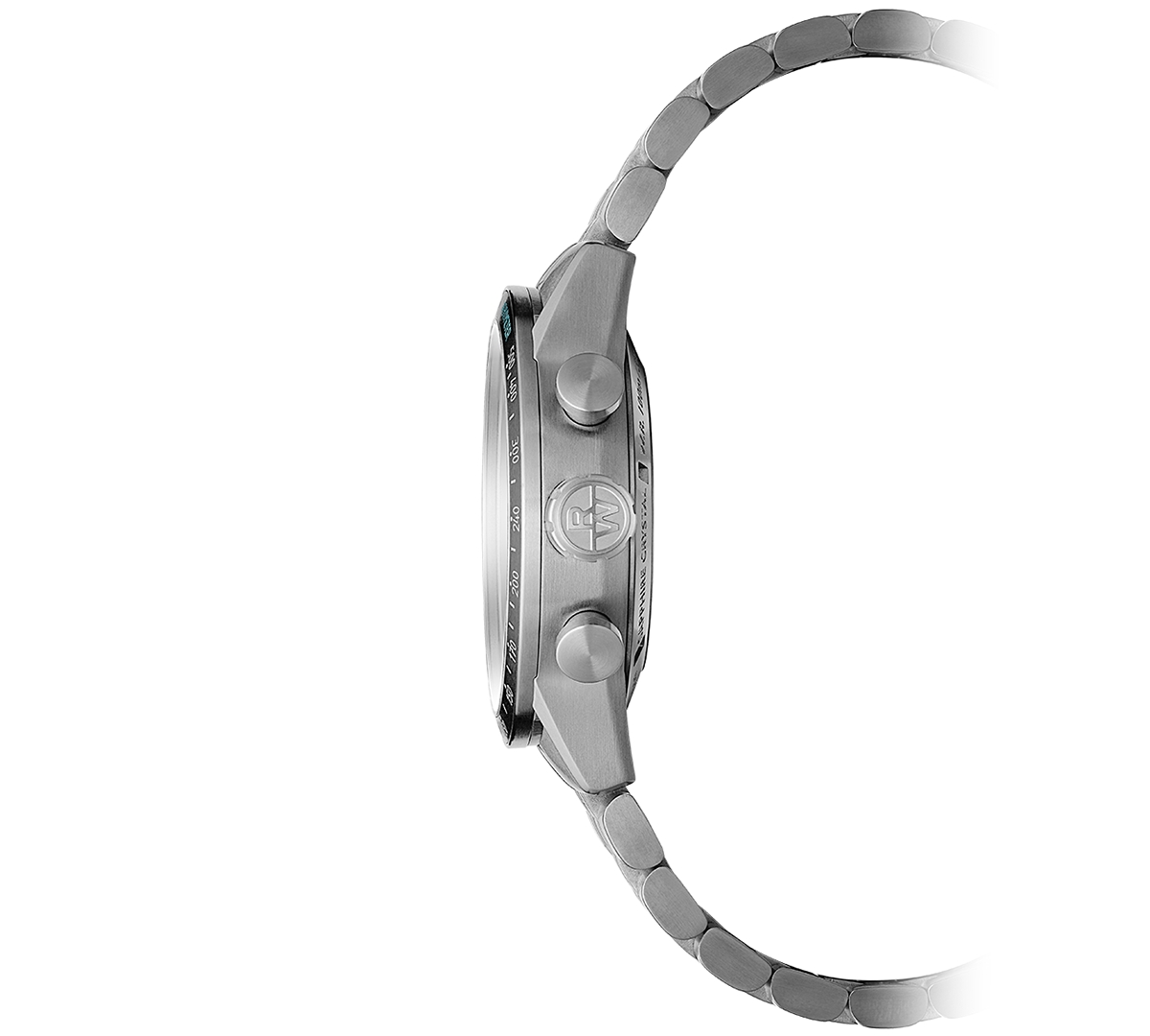 Shop Raymond Weil Men's Swiss Automatic Chronograph Freelancer Bi-compax Titanium Bracelet Watch 43.5mm In Blue