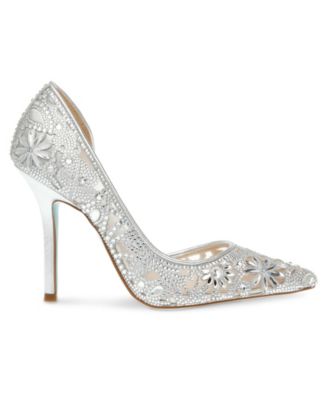 Women's Chic Rhinestone Evening Pumps
