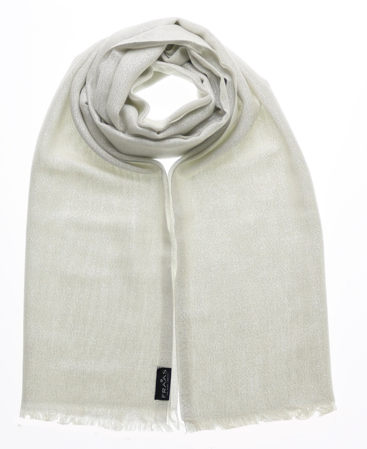 Fraas Metallic Solid Lightweight Wrap In Ivory