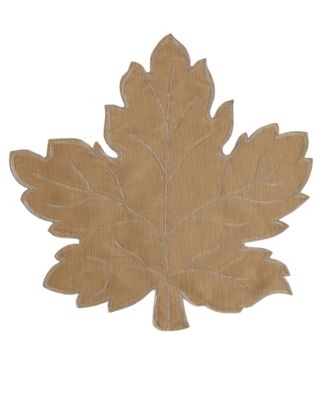 Elrene Metallic Leaf Die Cut Placemat