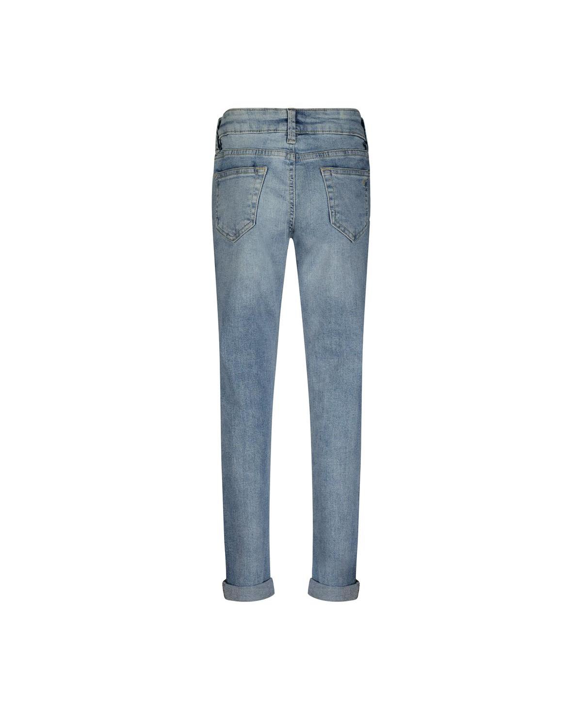 Jessica Simpson Big Girls Cuffed Mid-Rise Skinny Jeans