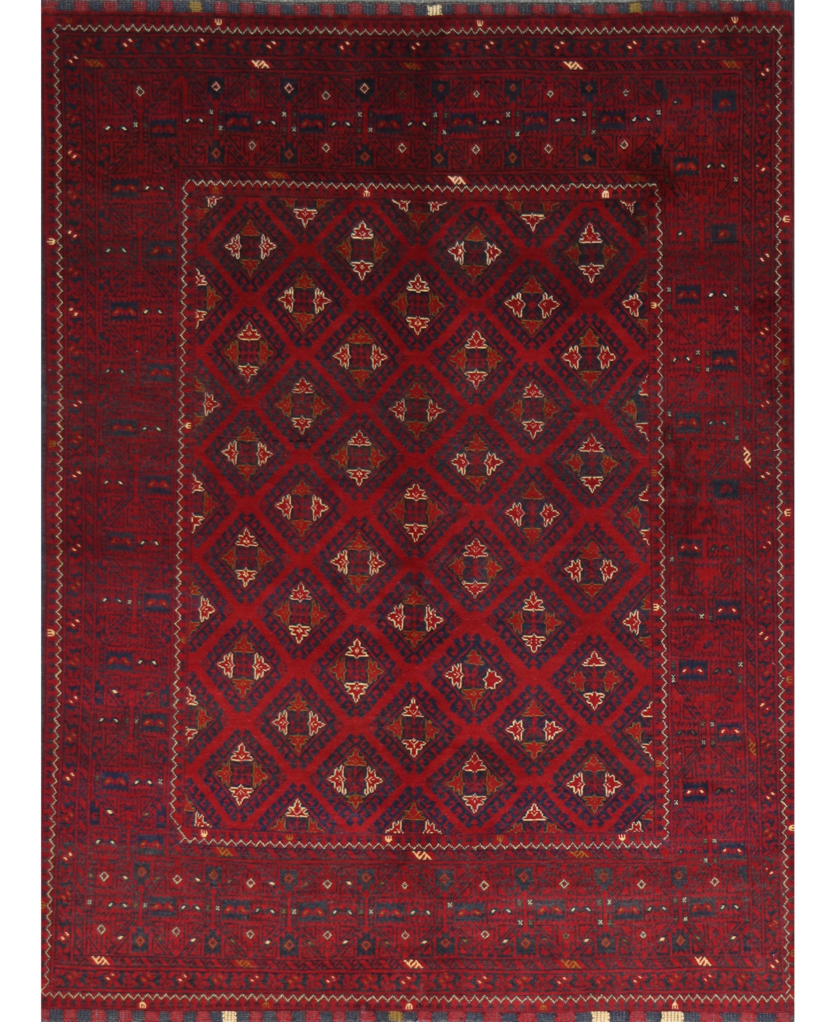 Bb Rugs One Of A Kind Fine Beshir 4'10" X 6'7" Area Rug In Red