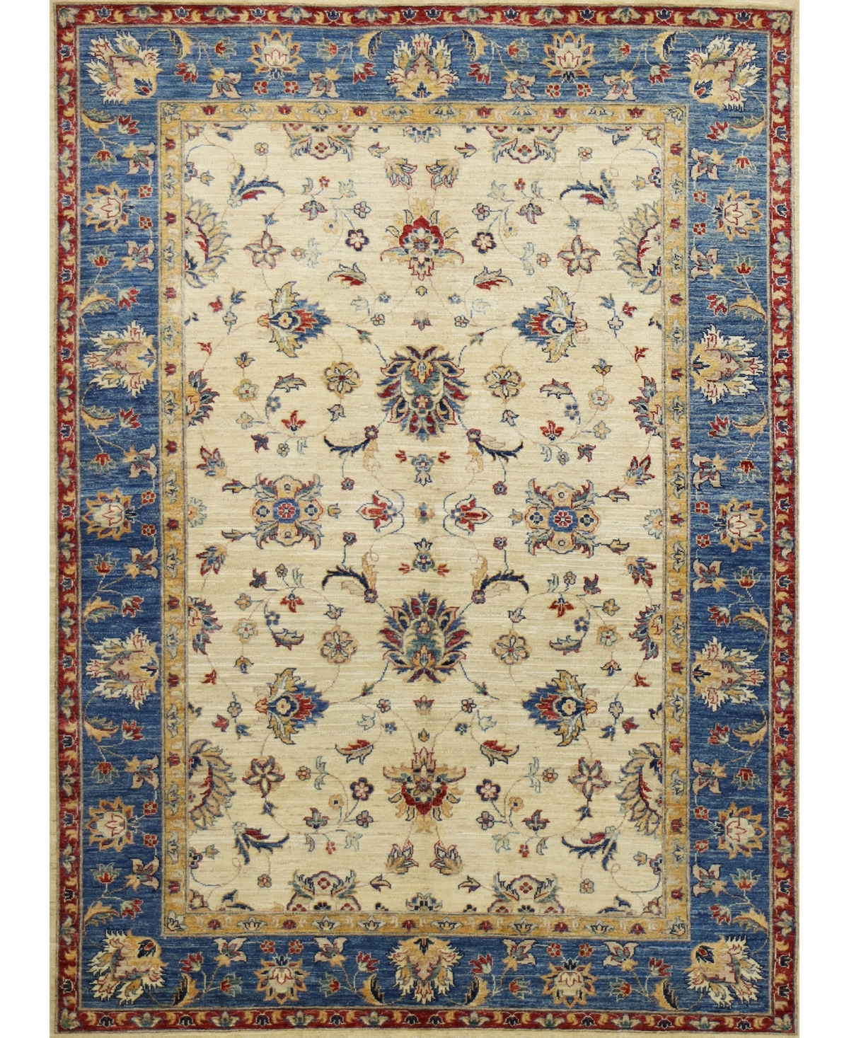 Bb Rugs One Of A Kind Mansehra 5'8" X 7'8" Area Rug In Ivory