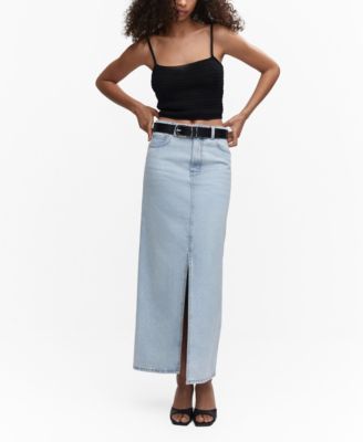 Blue jean skirts at macy's best sale