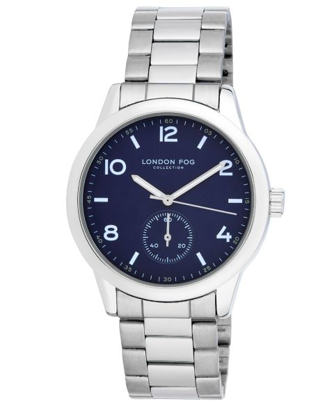 Женские часы London Fog Quartz Perth Silver-Tone Alloy 42mm