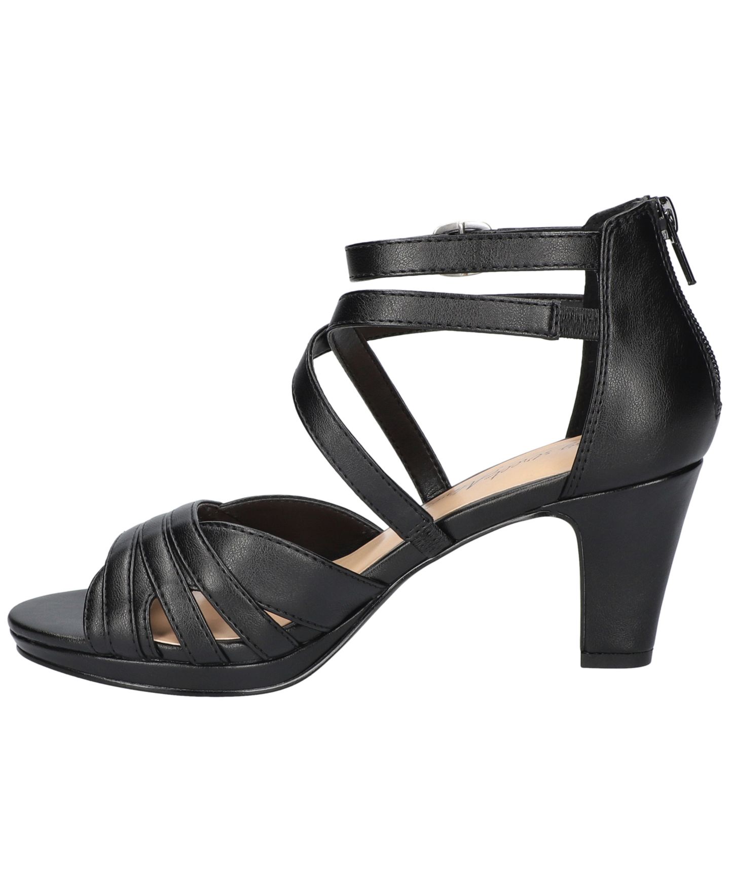 Женские сандалии Easy Street Crissa Dress Sandals, цвет: Чёрный, вариант 1 — фото 7