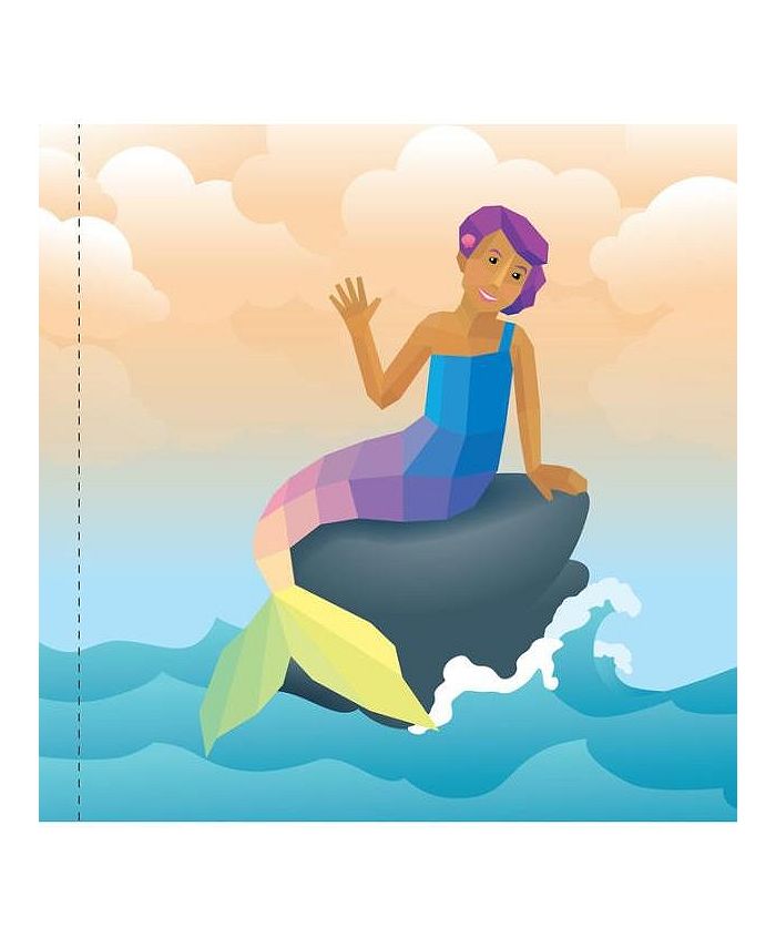 Barnes & Noble Paint by Sticker Kids Mermaids Magic Create 10