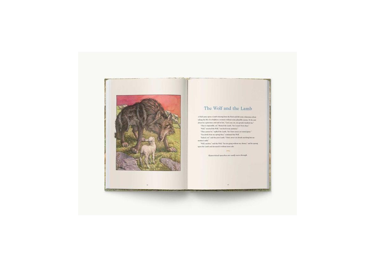 Aesop's Fables Hardcover- The Classic Edition by The New York Times Bestselling Illustrator, Charles Santore by Aesop