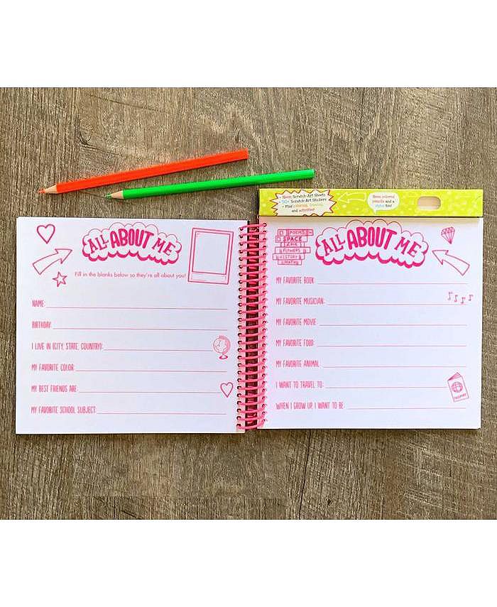 Barnes & Noble Neon Scratch Art by Editors of Silver Dolphin Books Macy's