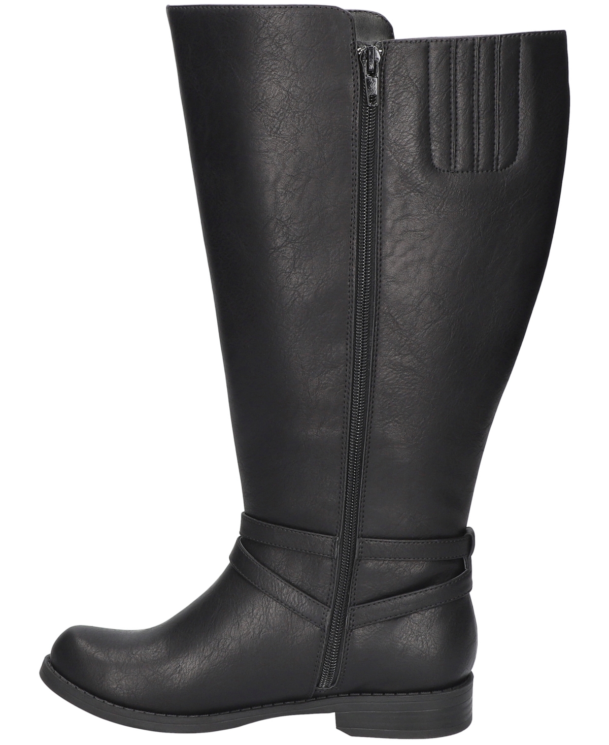 Easy Street Women's Bay Plus Plus Athletic Shafted Extra Wide Calf Tall Boots