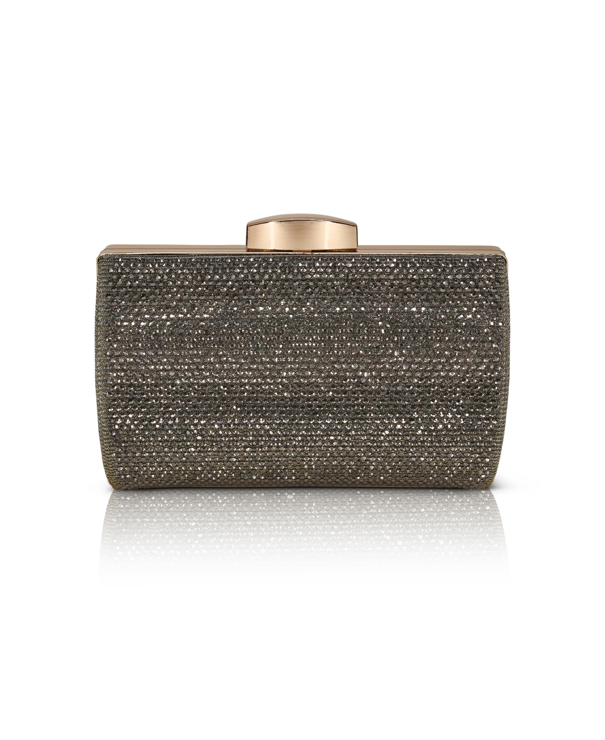 Jewel Badgley Mischka Ember Fully Crystal Rounded Minaudiere