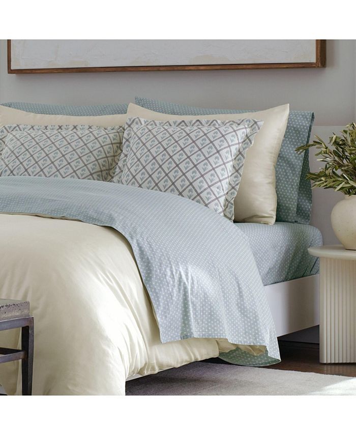 Nate Home by Nate Berkus Block Print Percale Sheet Set King, 4 Piece