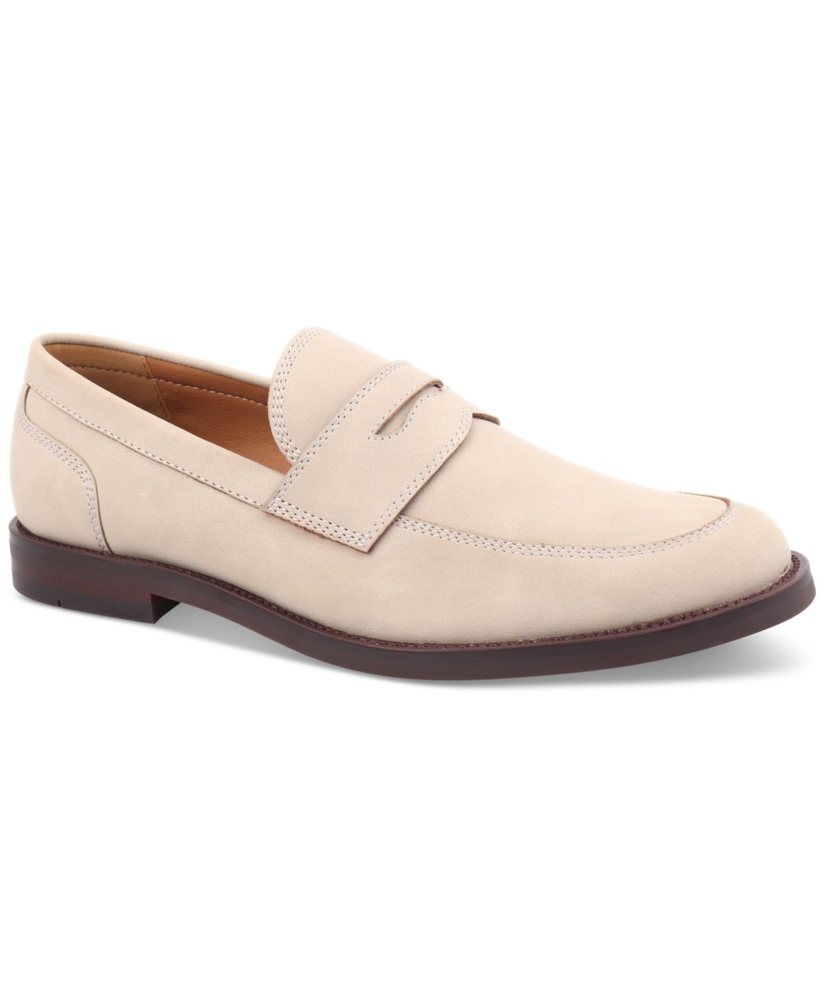 Men's Tobias Slip-On Penny Loafers, Created for Macy's - Sand