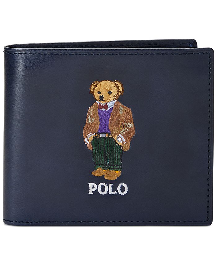 Polo Ralph Lauren Men's Coin Purse Billfold Wallet - Newport Navy