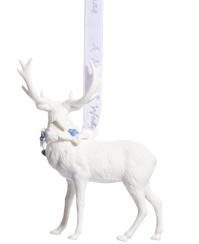 Wedgwood Christmas Stag Ornament Macy's