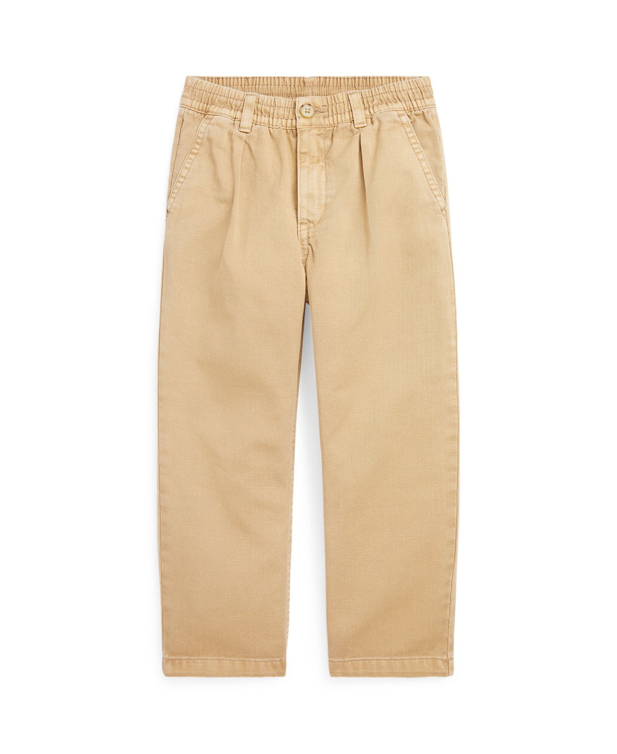 Polo Ralph Lauren Kids' Toddler And Little Boys Cropped Cotton Twill Pants In Vintage Khaki