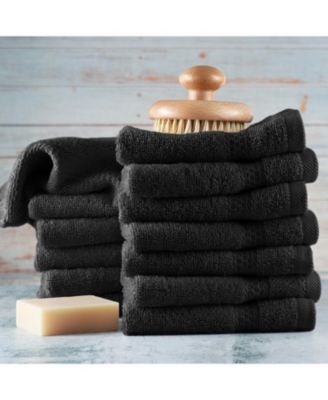 Luxury Combed Cotton Washcloth Set, 12-Pack