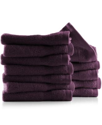 Luxury Combed Cotton Washcloth Set, 12-Pack
