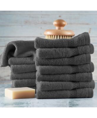 Luxury Combed Cotton Washcloth Set, 12-Pack