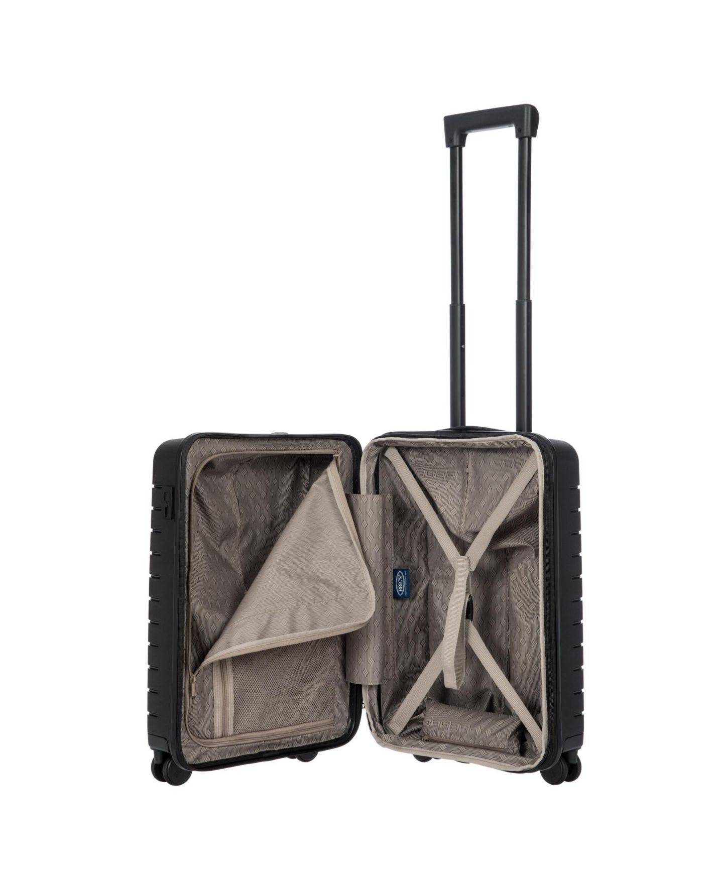 Чемодан Bric's B Y Ulisse Hardside Front Carry-on Spinner, цвет: Чёрный — фото 5