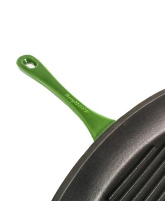 Cast Iron Grill Pan with Slotted Steak Press – Neo Collection, 11", 2-Piece Set