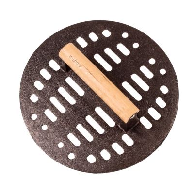 Cast Iron Grill Pan with Slotted Steak Press – Neo Collection, 11", 2-Piece Set