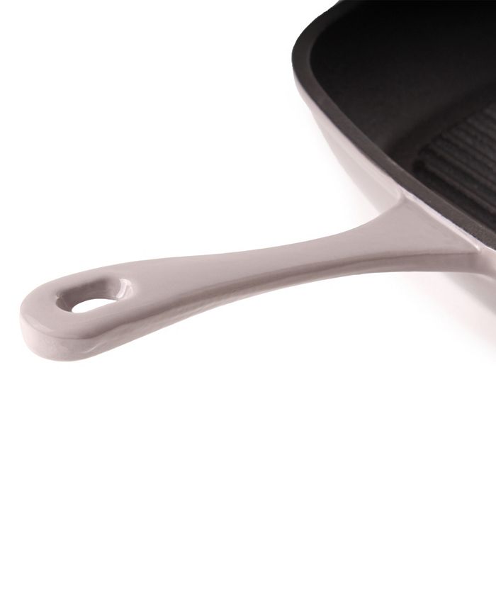 BergHOFF Neo Enameled Cast Iron 3 Piece Covered Dutch Oven and Grill