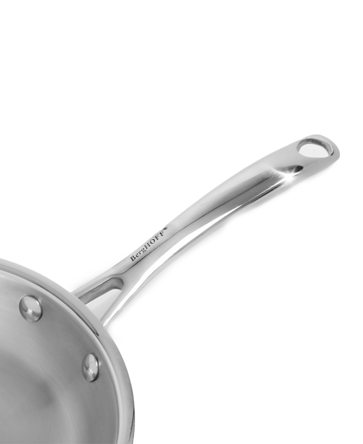 BergHOFF Professional 2pc Tri-Ply 18/10 Stainless Steel Cookware Set, 8" & 10" Fry Pan